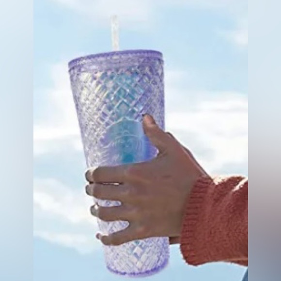 Starbucks Mexico Jeweled Unicorn Cup Crystal Iridescent Studded Tumbler 24oz New - Picture 6 of 12